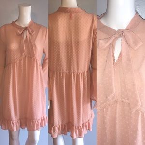 Chelsea & Violet Midi Ruffle Dress Size M